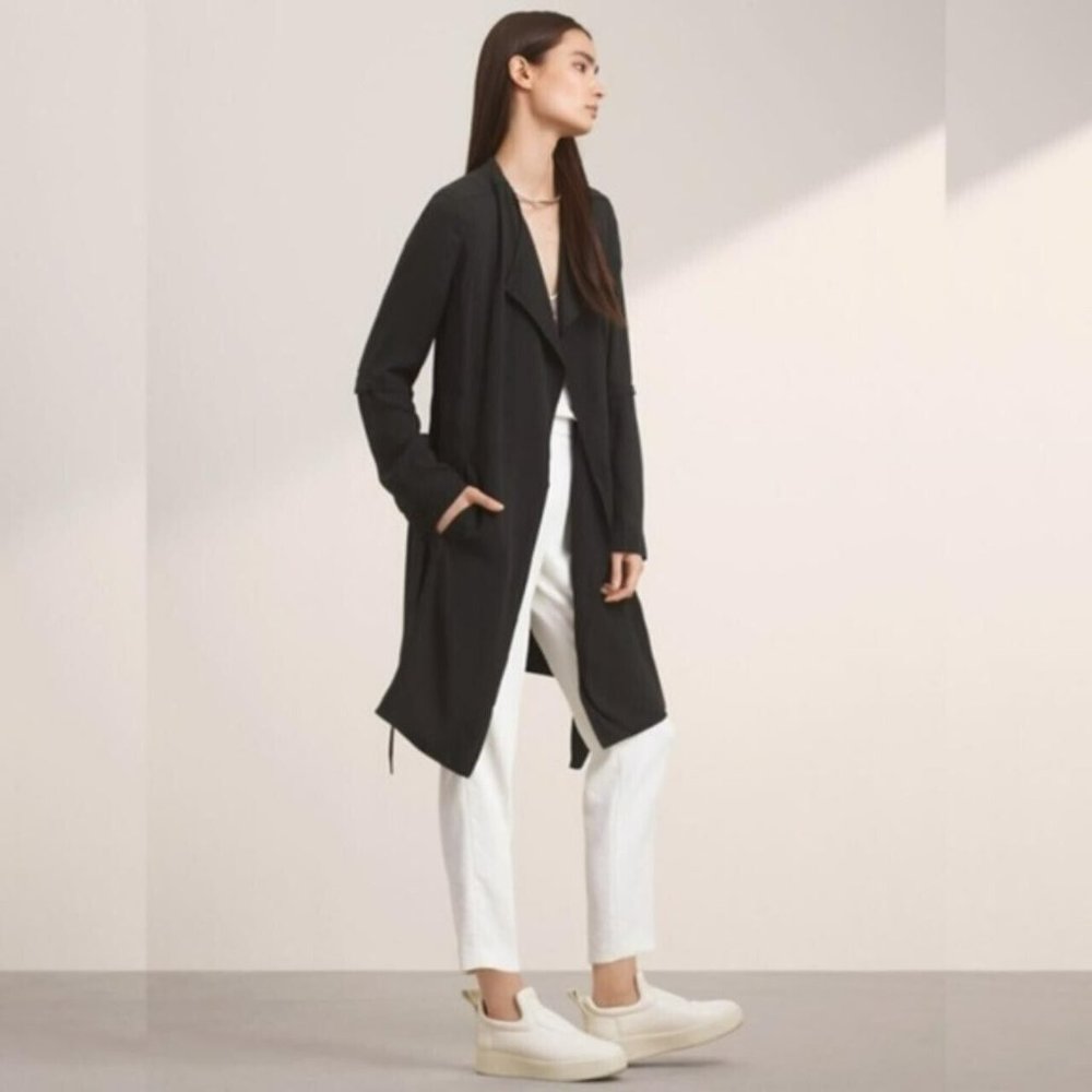 NWT Aritzia Babaton Quincey Flowy Trench Coat XXS